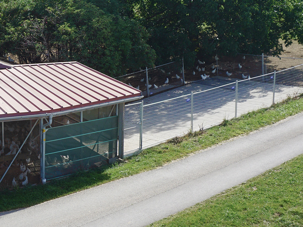 Allwetterplatz von oben